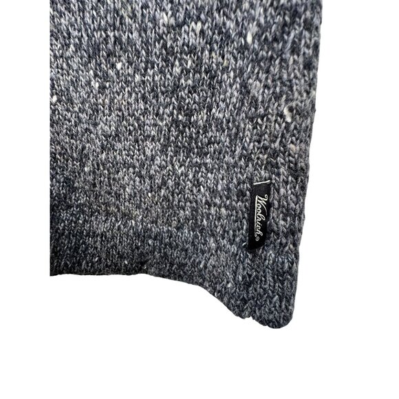 Woolrich Womens Petite Cardigan Sweater M Gray Button Closure & Patterned Design - Picture 3 of 14